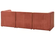Modular Corner Sofa 4 Seater LEMVIG Corduroy Golden Brown Right Hand_1054969