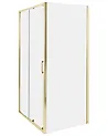 Duschkabine YORO 80 x 100 x 185 cm Gold