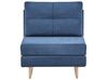 Eenpersoons slaapbank JERSLEV Stof Blauw