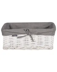 Aufbewahrungskorb 5er Set ELLA Weidenholz Weiß 50/86 L_939841