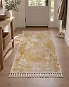 Teppich BOYALI Senfgelb 80 x 150 cm Viskose