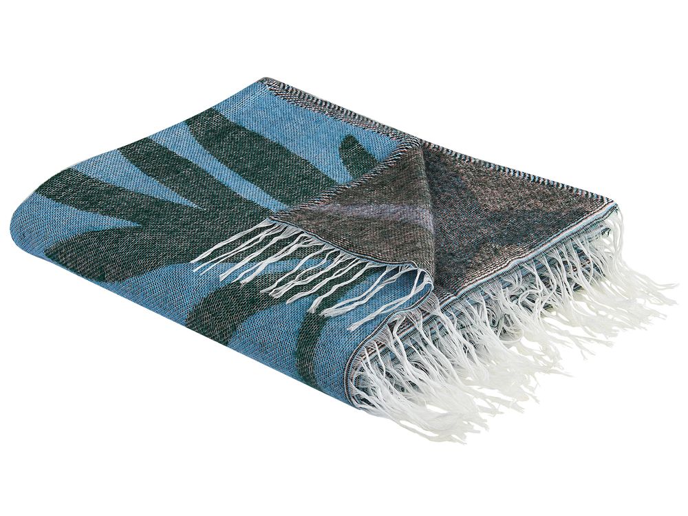 Kuscheldecke LIMGHA 130 x 170 cm Blau
