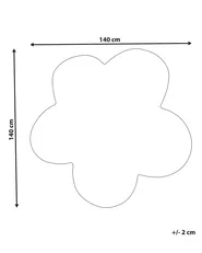 Teppich KOKKINI Hellgrün ø 140 cm Wolle_1059542
