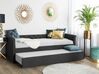 Ausziehbett Stoff LIBOURNE 80 x 200 cm Dunkelgrau