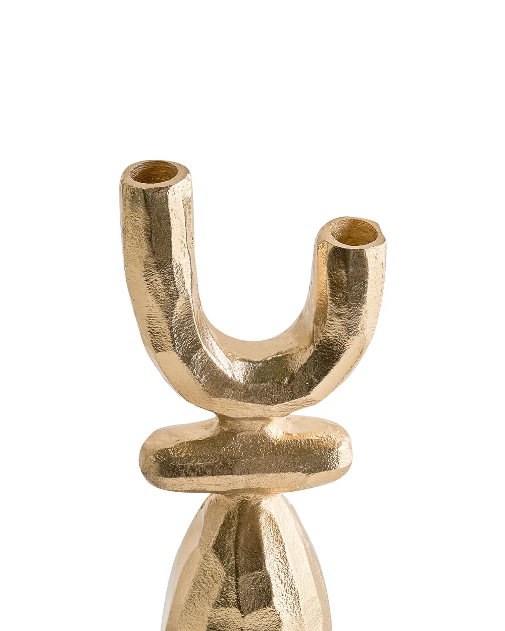 Kerzenständer KRADENIK 33 cm Metall Gold_1012979