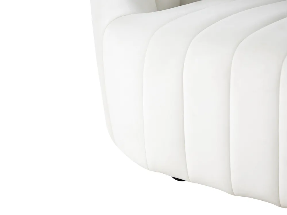 Sofa 2-Sitzer MALUNG Samtstoff Cremeweiß_883975