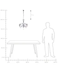 Chandelier BLAKNEY L Silver_1165061