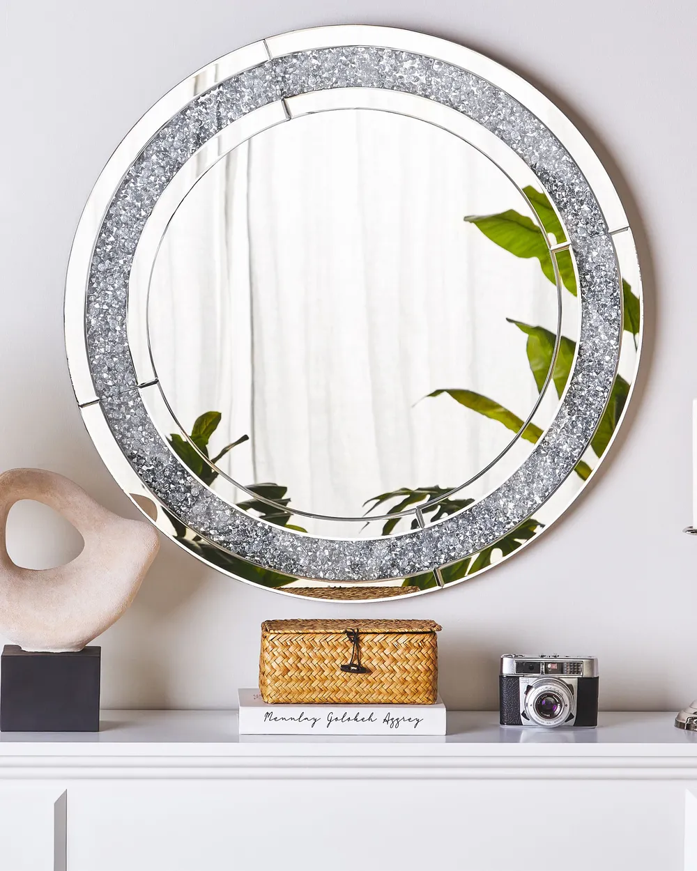 Wall Mirror ERBRAY 70 cm 70 cm Silver_1083070