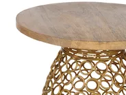 Side Table WAIHI Mango Wood Brown_854374