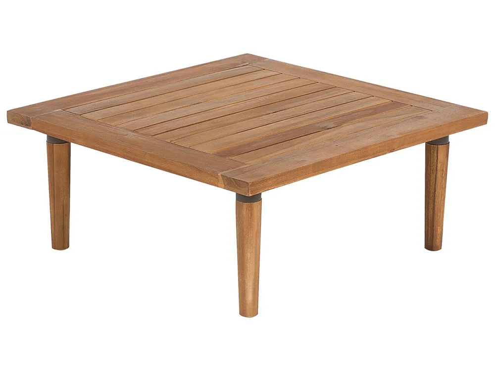 Lounge Set mit Tisch 4-Sitzer FRASCATI modular zertifiziertes Akazienholz Hellgrau_718977