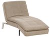 Chaiselongue LOIRET Stoff Beige