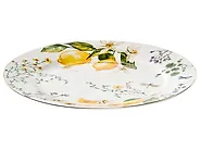 20-Piece Dinnerware Set LEMONGRASS Porcelain White/Green_1191904