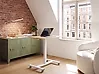 Manual Adjustable Laptop Stand ACADEMIA 65 cm x 48 cm Light Brown/ White