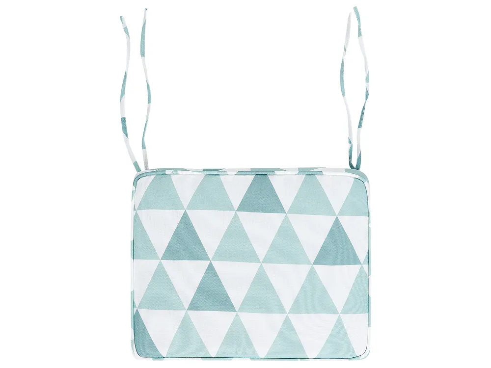 Gartenstuhlkissen 6er Set TOLVE 39 x 31 cm Hellblau_849046