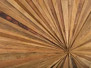 Wandobjekt MERIDA Teakholz 60 cm Braun_728901