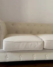 Sofa 3 Seater CHESTERFIELD Fabric Beige_982216