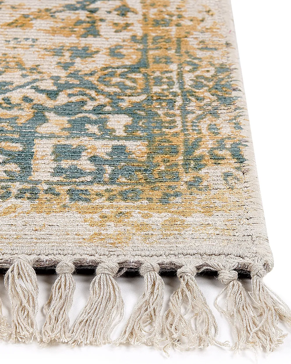 Rug BOYALI Dark Green 80 x 150 cm Viscose_836774