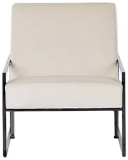 Sessel DELARY Samtstoff Hellbeige_934743