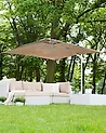 Ampelschirm 250 cm MONZA Dunkelbeige