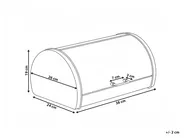 Bread Bin FRIANDISE Stainless Steel Silver_1069822