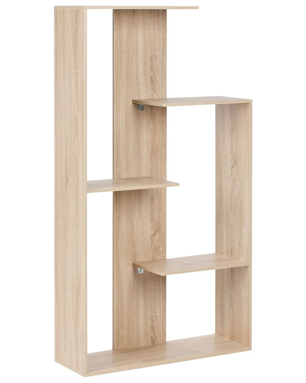 Bücherregal mit 3 Ebenen KAHNTAH 163 cm Hellbraun