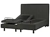 Adjustable Bed Fabric CASTELLAN 160 x 200 cm (EU King Size) Dark Grey