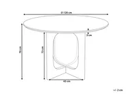 Esstisch KARLO Hellbraun 120 cm 120 cm_1001786