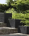 Blumenkübel MYRA 60 cm Schwarz