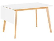 Ausziehbarer Esstisch MEDIO Weiß 120/155 cm 80 cm_808650