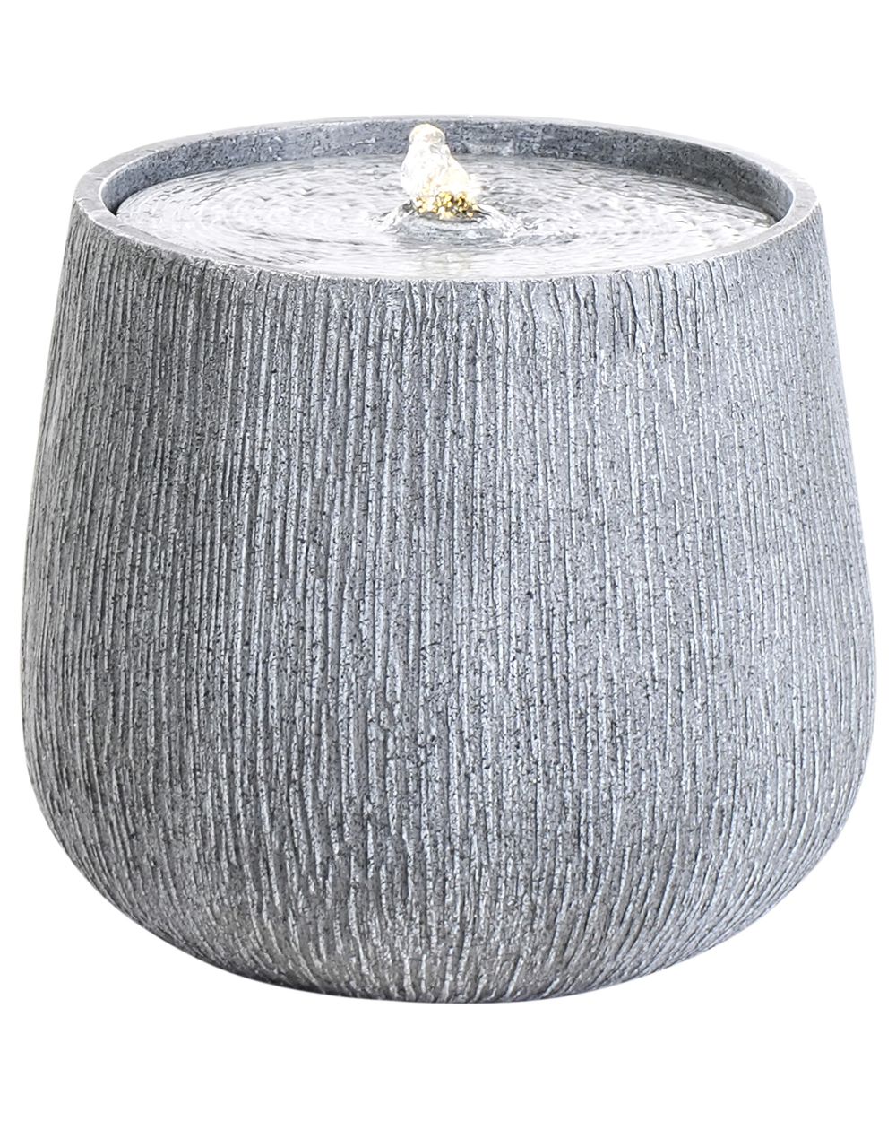 Gartenbrunnen LED CASCATA Grau