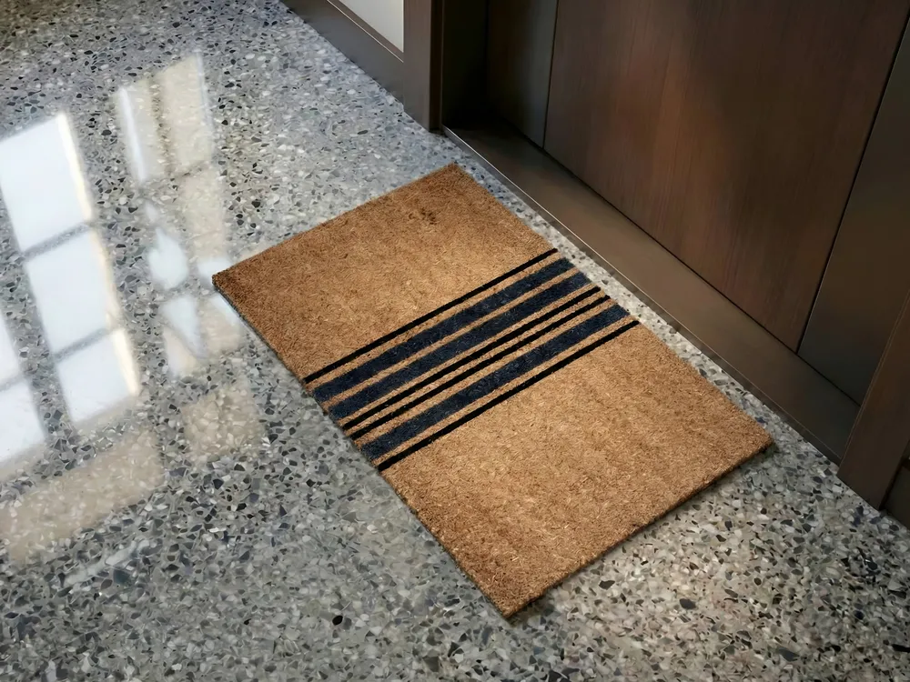 Fußmatte TOGIAK Naturfarben 45 x 75 cm Kokosfasern