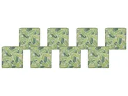 Gartenstuhlkissen 8er Set SASSARI 46 x 46 cm Hellgrün_774874