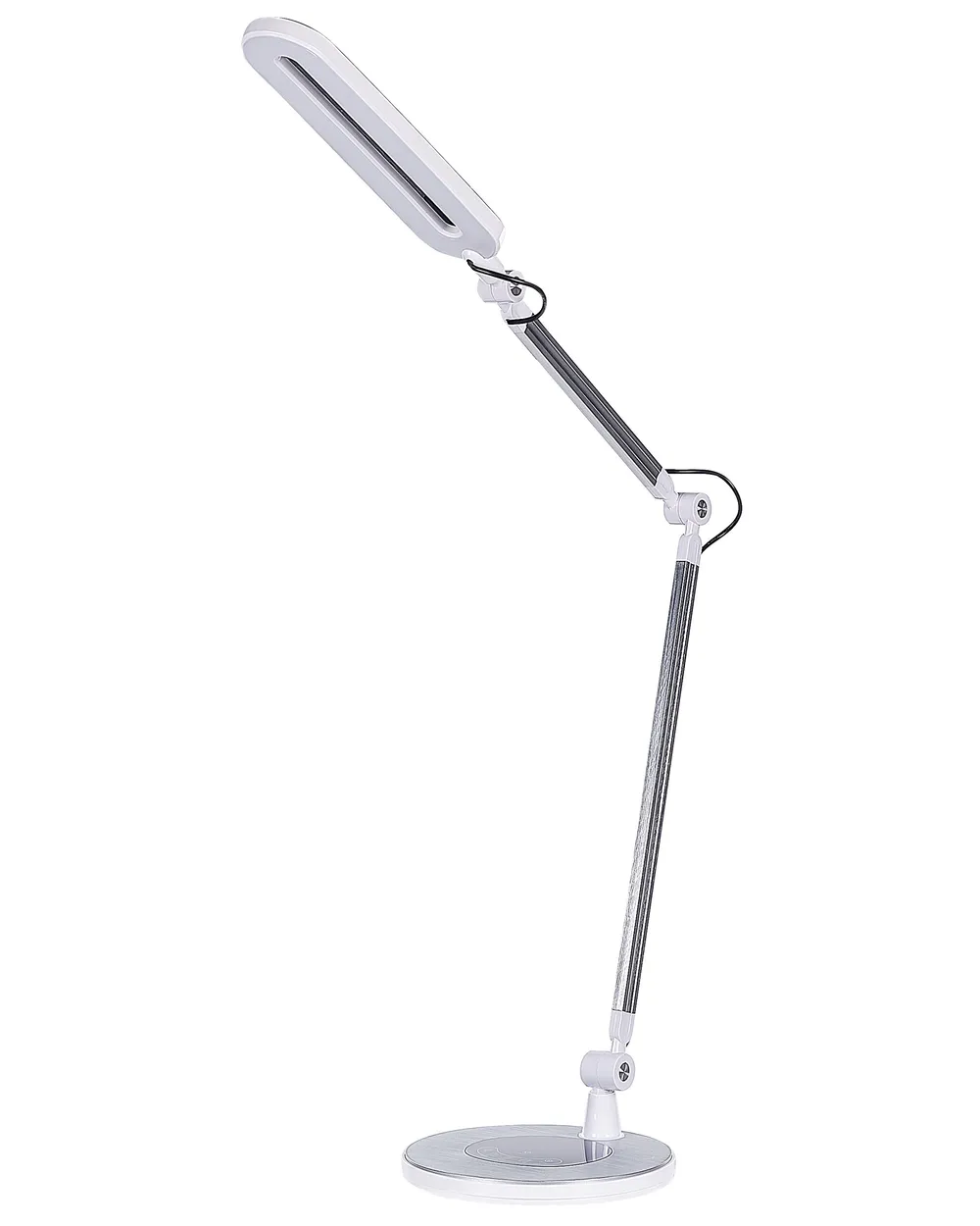 LED Schreibtischlampe GRUS mit Dimmer Metall Silber_855134