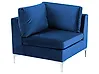 Eckmodul EVJA Samtstoff Marineblau