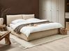Wasserbett Bouclé VINAY 180 x 200 cm Hellbeige