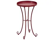 Bistro Set CAVINIA Metall Burgunderrot_1016338