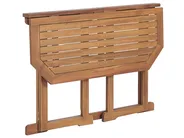 Balcony Dining Set 4 Seater TREIA Acacia Wood Brown_811886