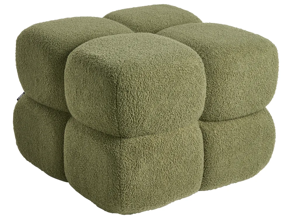 Pouf CALIENTE Bouclé Grün_1069790