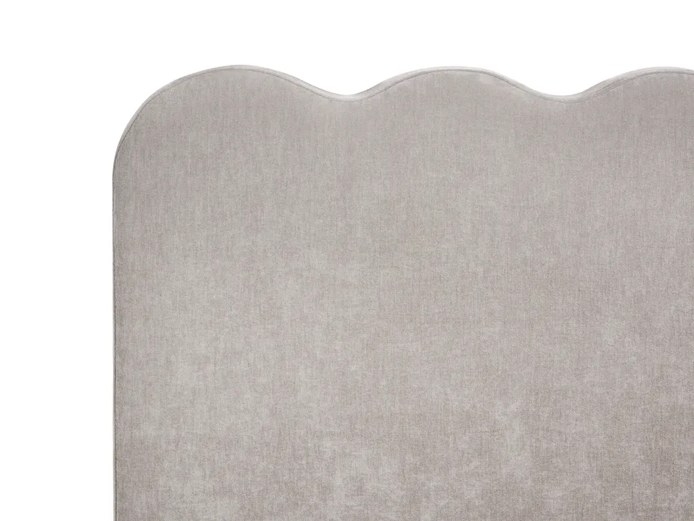 Bett mit Stauraum NANTERRE Chenillegewebe Taupe 120 x 200 cm_1082436