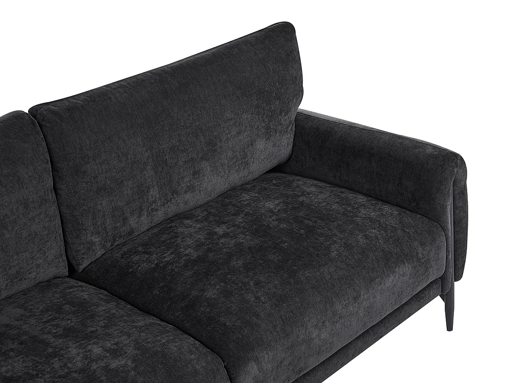 Bank 3-zits SKARO Chenille Zwart_1156712