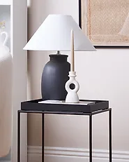 Kerzenständer SPARTA 17 cm Keramik Cremeweiß_1185658