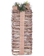 Weihnachtsdekoration 3er Set LED VALKAMA 54/45/30 cm Weihnachtsgeschenke Braun_1179480