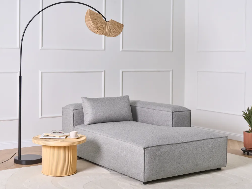 Linksseitige Chaiselongue BRANDE Grau