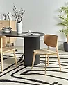 Esszimmerstuhl 2er Set OVERLY Holz Helle Esche