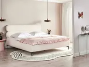 Bed Boucle LESSAY 180 x 200 cm (EU Super King) Off-White_982246