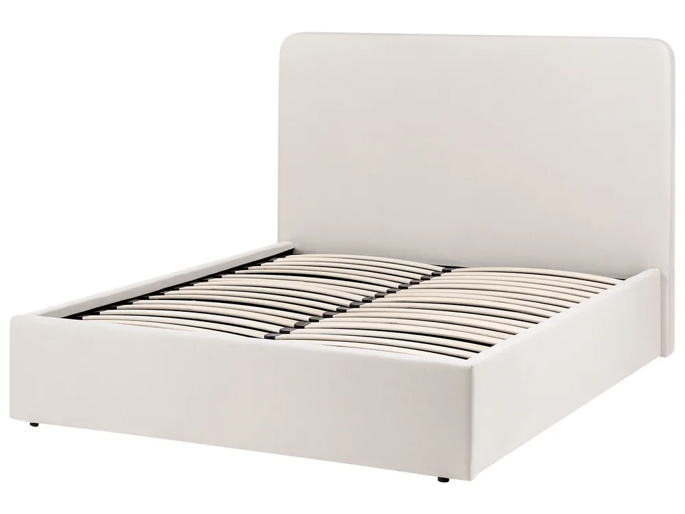 Krevet s prostorom za pohranu BRENON Svijetlo bež 140 x 200 cm_1055966