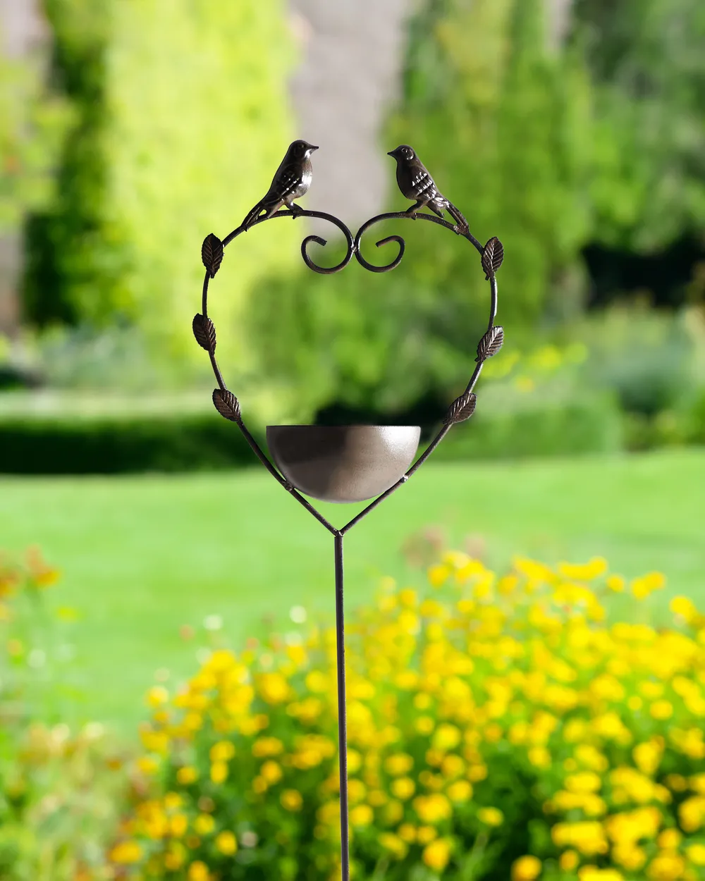 Vogelbrunnen SPARROW Braun