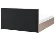 Bett mit Stauraum MASSOGNES Bouclé Taupe 160 x 200 cm_1030469