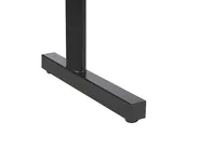 Gaming-Tisch manuell höhenverstellbar DURBIN 120 cm 60 cm RGB LED Schwarz_795373