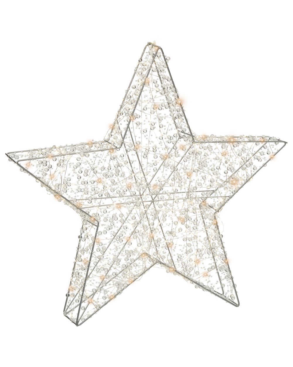 Outdoor Decoration LED MADUM 50 cm Star Silver